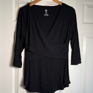 Kindred Bravely: Black Women's Wrap Blouse